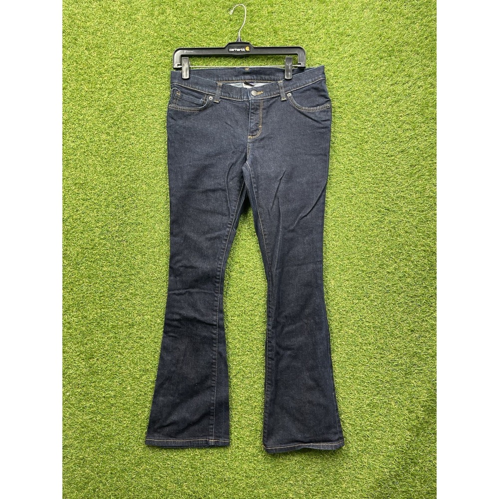 Patagonia Jeans Womens 30 Low-Rise Bootcut Hiking Outdoor Flare Dark Wash 56920